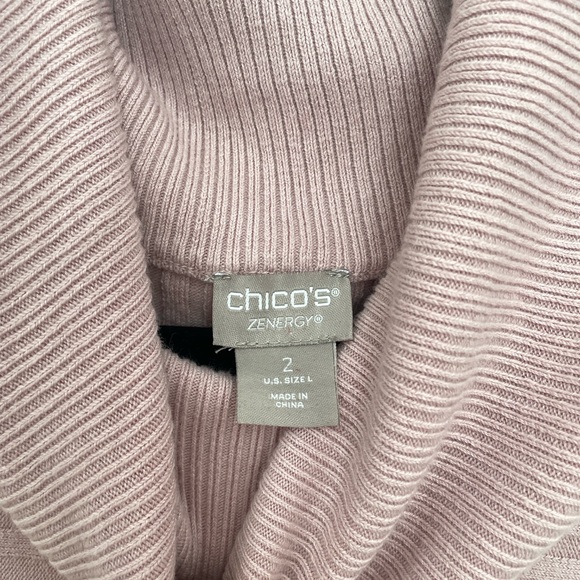 New Chico's Rose pink Cowl & Turtlenecks for Women size L - Picture 4 of 7